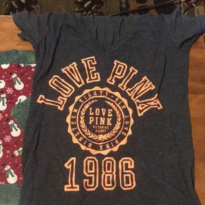 NWOT PINK short sleeve shirt